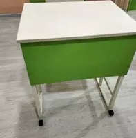 Школьная парта с одним стулом "Metalcraft" одноместная