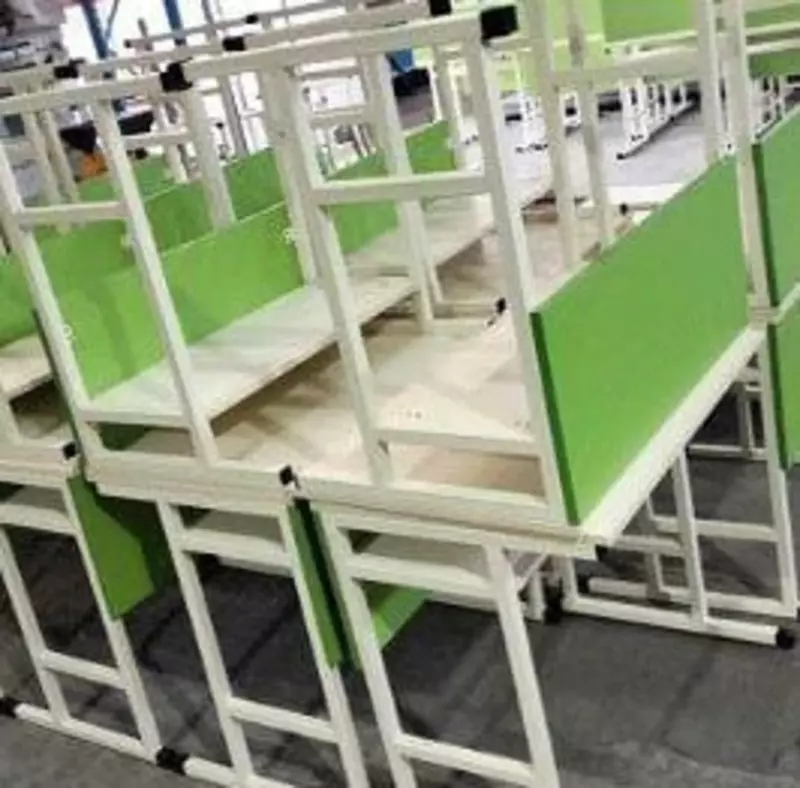 Школьная парта с одним стулом "Metalcraft" одноместная, ЛДСП 16 мм