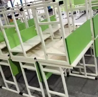 Школьная парта с одним стулом "Metalcraft" одноместная, ЛДСП 16 мм