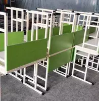 по запросу Школьная парта с одним стулом "Metalcraft" одноместная