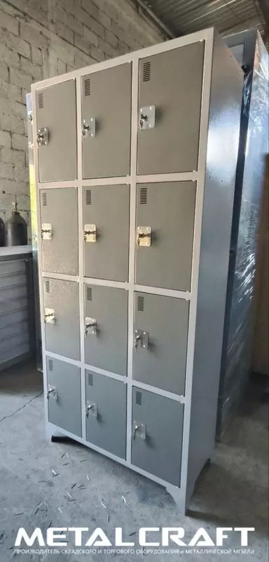 Metall ishlab chiqarish shkafi "Metalcraft" 12 hujayra, 2000x900x400 mm