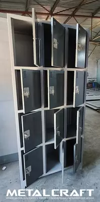 Металлический производственный шкаф "Metalcraft" 12 ячеек, 2000x900x400 мм