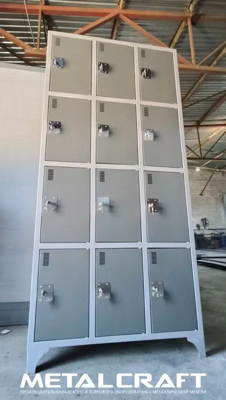 Metall ishlab chiqarish shkafi "Metalcraft" 12 hujayra, 2000x900x400 mm