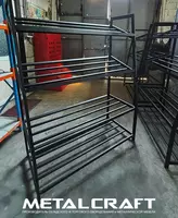 Металлический стеллаж для овощей и фруктов "Metalcraft"