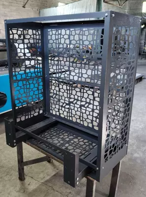 Декоративная металлическая корзина "Metalcraft" для наружного блока кондиционера (марки 07/09/12)