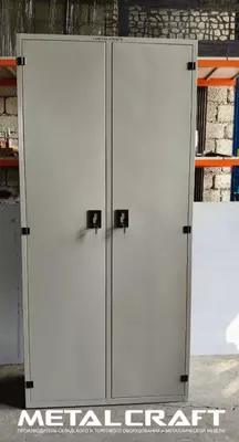 Металлический шкаф (двухдверный) для документов "Metalcraft" 6 полок, 1000х400х2000 мм