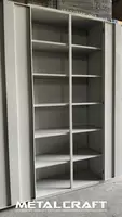 Металлический шкаф (двухдверный) для документов "Metalcraft" 6 полок