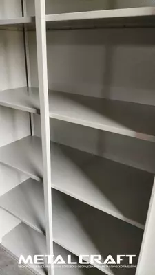 Металлический шкаф (двухдверный) для документов "Metalcraft" 6 полок, 1000х400х2000 мм