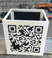 Декоративное металлическое кашпо (уличное) "Metalcraft" - по запросу