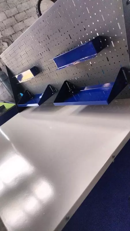 Слесарный металлический верстак "Metalcraft" 1355x1200x800 мм, нагрузка 200 кг