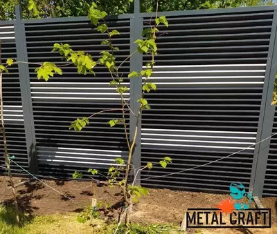 Металлический забор-жалюзи "Metalcraft"