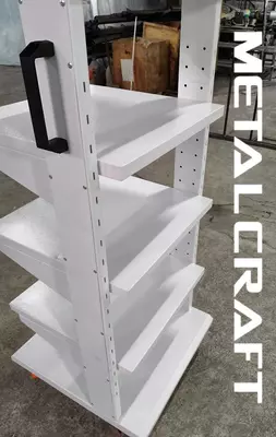 Аппаратная стойка-тележка (металлическая) "Metalcraft" полки от 2-х до 7 шт.