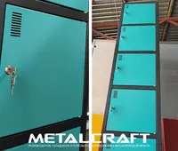 Металлический шкаф для одежды "Metalcraft" 5 ячеек