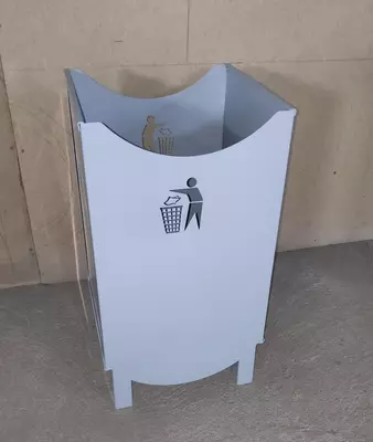 Урна для сбора мусора "Metalcraft", металл (Ассортимент)