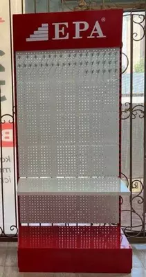 Металлический торговый стеллаж (перфорированный) "Metalcraft" от 1 до 5 полок