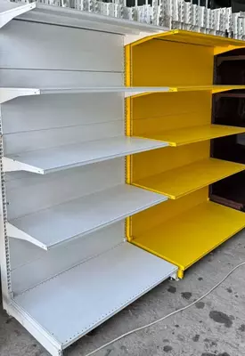 Металлический торговый стеллаж (перфорированный) "Metalcraft" от 1 до 5 полок