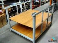 Комбинированный стеллаж "MetalCraft" для текстильного полотна (Ассортимент)