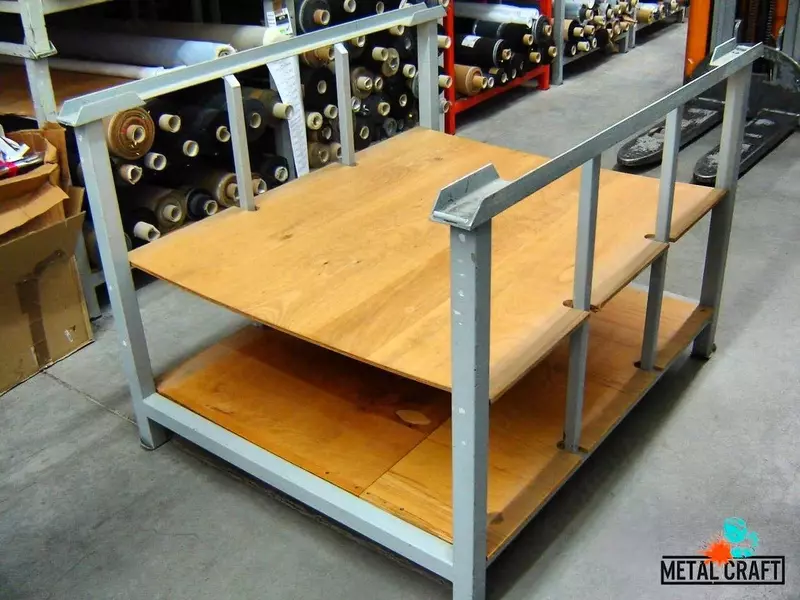 Комбинированный стеллаж "MetalCraft" для текстильного полотна (Ассортимент)