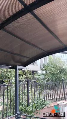 Металлическая сборно-разборная беседка  Металлическая сборно-разборная беседка "MetalCraft" 3000х3000 мм