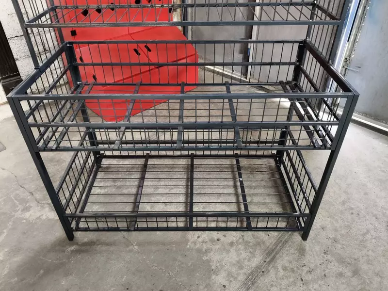 Металлический стол-стеллаж "Metalcraft", г/п 100 кг, 1250х600х1350/1250х380х450 мм