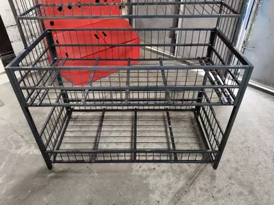 Металлический стол-стеллаж "Metalcraft", г/п 100 кг, 1250х600х1350/1250х380х450 мм