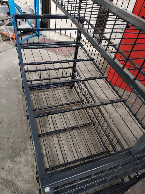 Металлический стол-стеллаж "Metalcraft", г/п 100 кг, 1250х600х1350/1250х380х450 мм