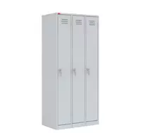 Kiyim-kechak uchun metall garderob shkafi-loker SHM-33-1200 (kiyinish xonasi uchun)