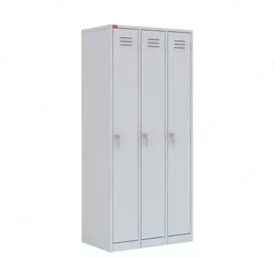 Kiyim-kechak uchun metall garderob shkafi-loker SHM-33-1200 (kiyinish xonasi uchun)