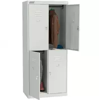   4 bo‘limli kiyim shkafi SHR 24-800 (metall kiyinish shkafi)