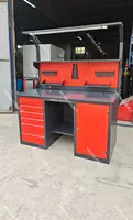 Двух тумбовый металлический верстак