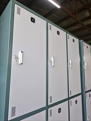  Шкаф для раздевалки 6-ти секционный металлический - 