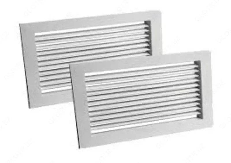 Двухстворчатые решетки с дэмферомм - по запросу