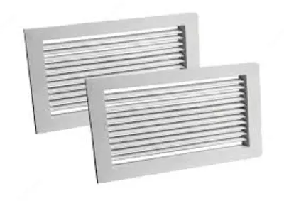 Двухстворчатые решетки с дэмферомм - Цена по запросу