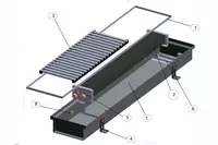 Внутрипольные конвекторы ATM-YK- 95 серии - по запросу