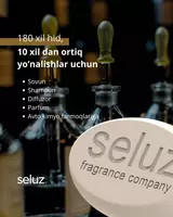 Hozikiy kimyo mahsulotlarini ishlab chiqarish uchun atirlar (otdushkalar).