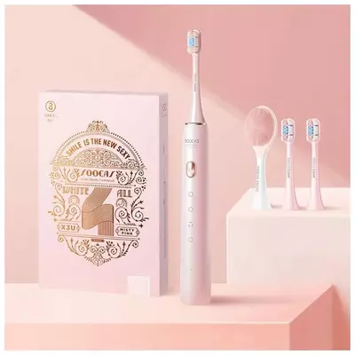 Умная электрическая зубная щетка Xiaomi Soocas X3U Sonic Electric Toothbrush Limited Edition (розовый).