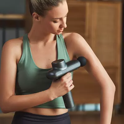 Фасциальный массажер для тела Xiaomi YUNMAI Gun Pro Basic (черный).