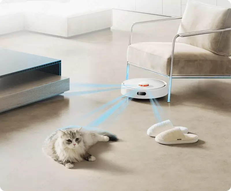 oq rangli) – Aqlli robot changyutgich