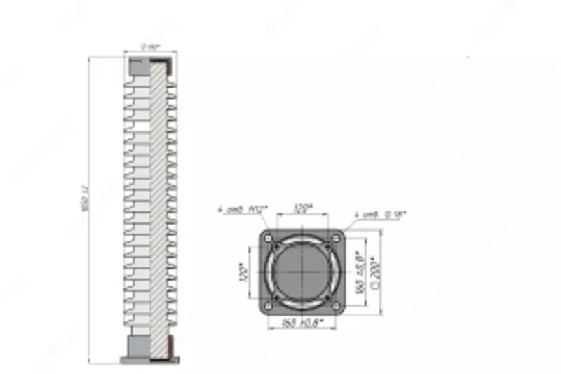 Изолятор стеклянный ИОС-110-600 УХЛ1