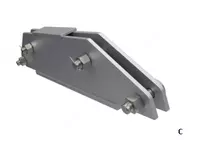 Коромысло двухцепное двухреберное 2КД2-30-1 с двумя точками крепления