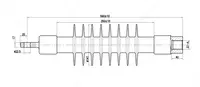 Изоляторы фиксаторные ФСПКр 120-25/0