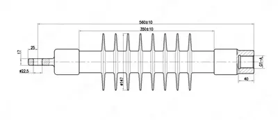 Изоляторы фиксаторные ФСПКр 120-25/0