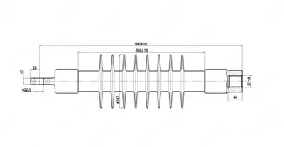 Изоляторы фиксаторные ФСПКр -70-25/0