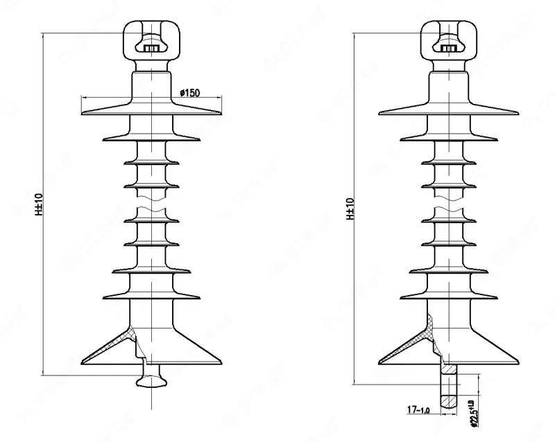 изоляторы подвесные ПСПКр 70-25/0