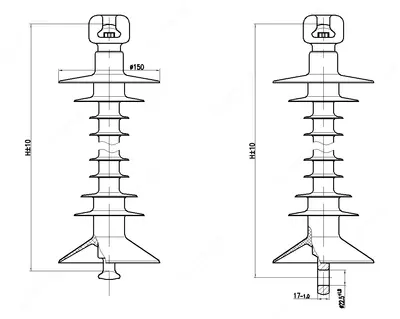 изоляторы подвесные ПСПКр 70-25/0