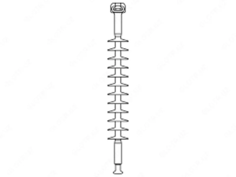 Chiziqli polimer osma izolyatorlar 70/35-B4(SS) UHL1