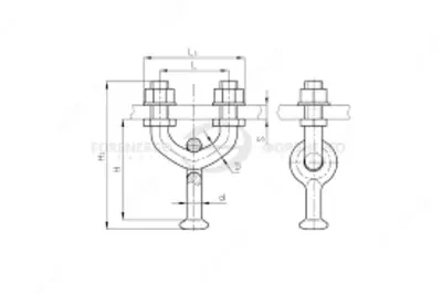 Узлы крепления КГП-7-2Б