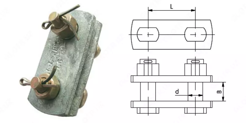Звенья промежуточные двойные 2ПР-21-1