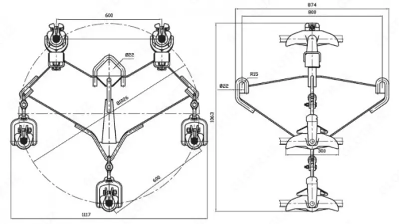 Qollab-quvvatlovchi qismlarning ogirligi roch 20x40x5 2 08
