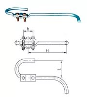 Рога разрядные РРВ-200